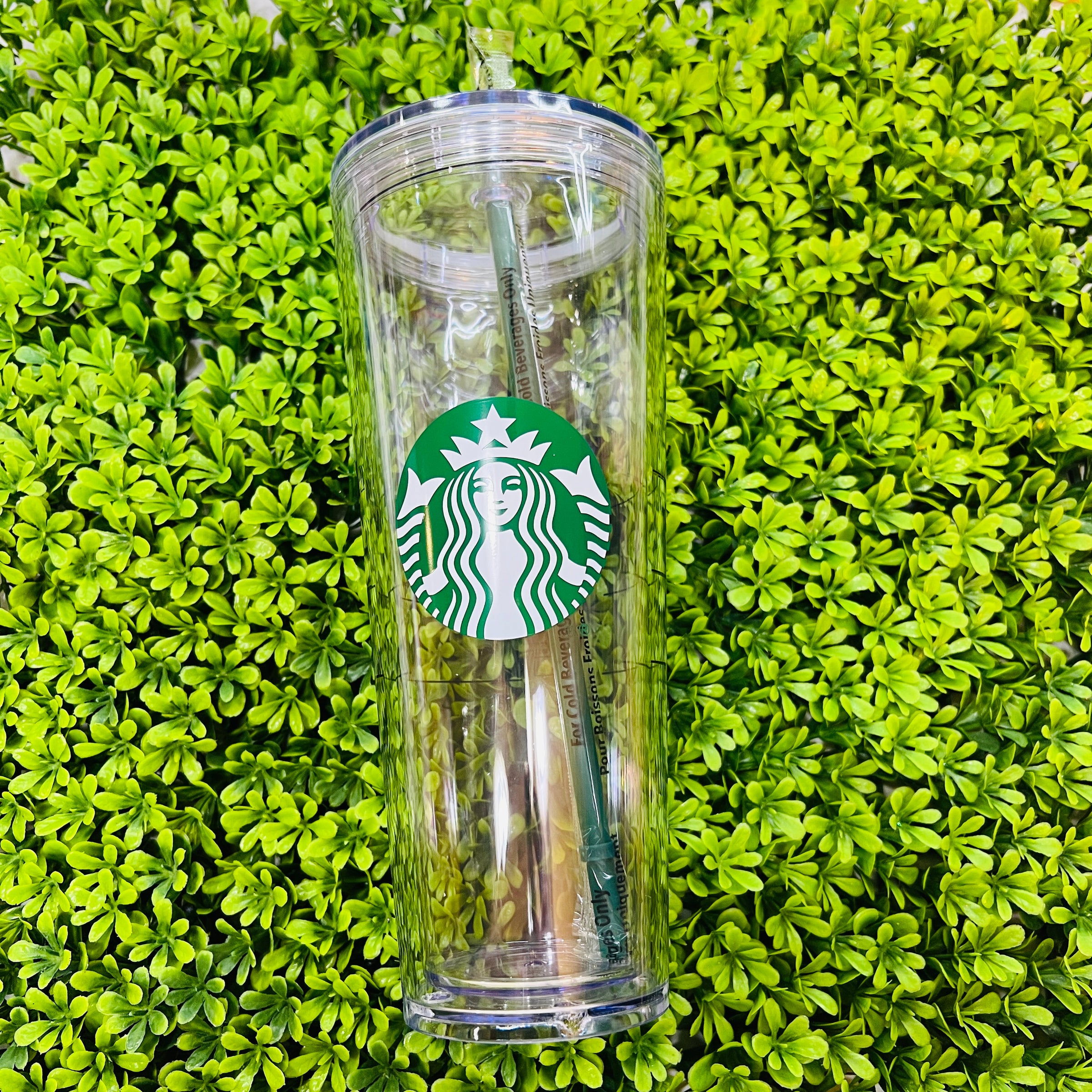 Starbucks clear glass tumbler
