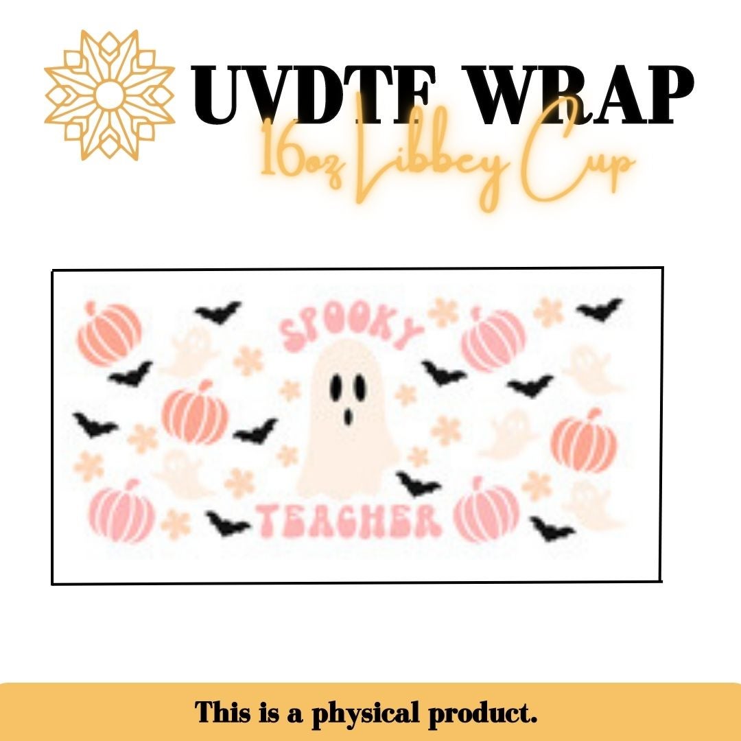 UVDTF- Spooky Teacher Wrap